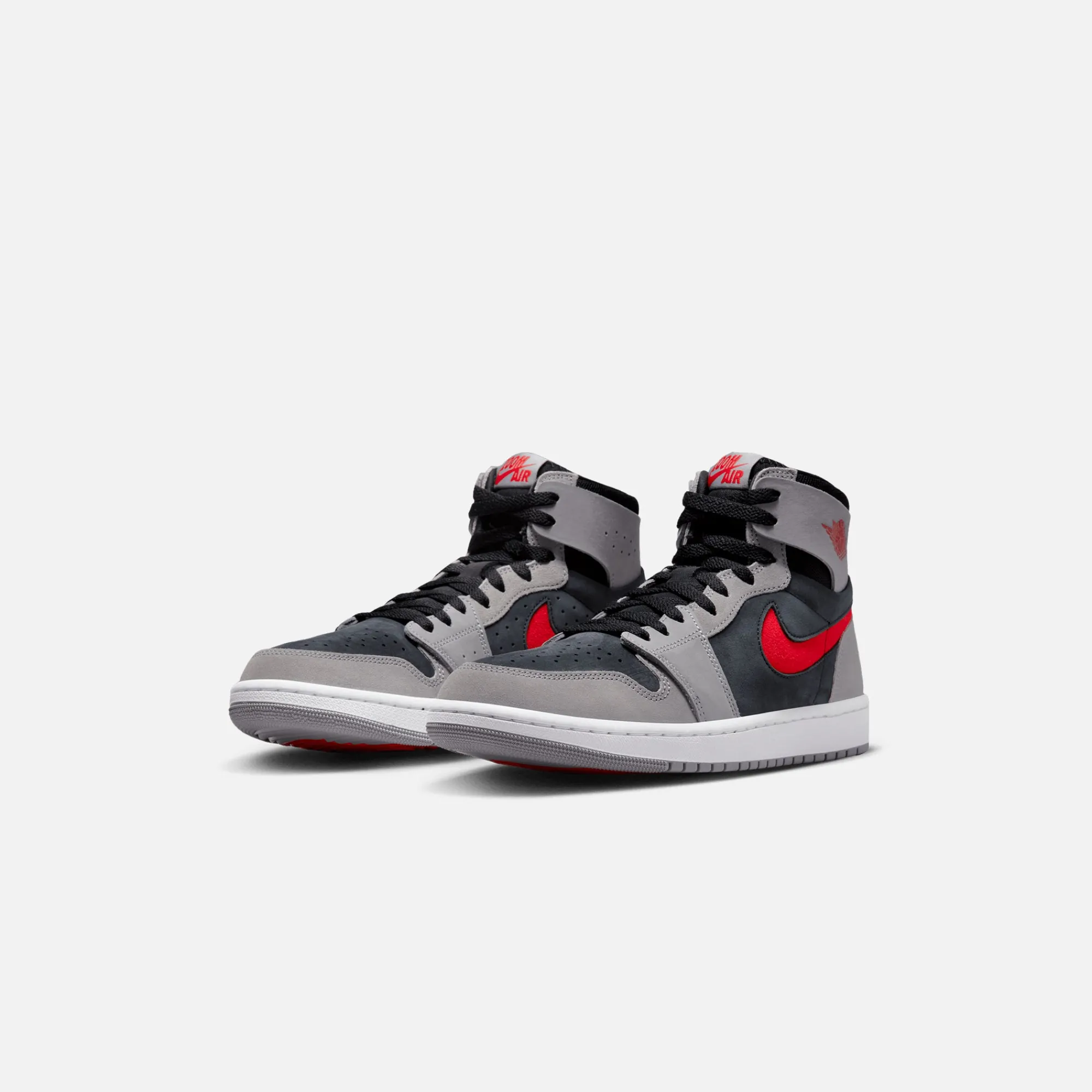 Clearance Jordan Nike Air1 Zoom Comfort 2 Black / Fire Red / Cement