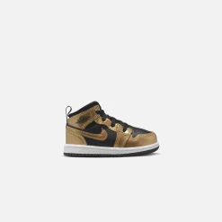 Sale Jordan Nike Airtoddler 1 Mid Se Black / Metallic Gold / White