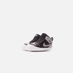 Flash Sale Jordan Nike Crib Air1 Black / Neck Gray / White