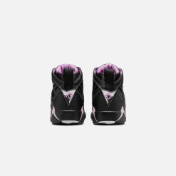 Fashion Jordan Nike Grade School Air7 Retro Black / Purple / Fuschia