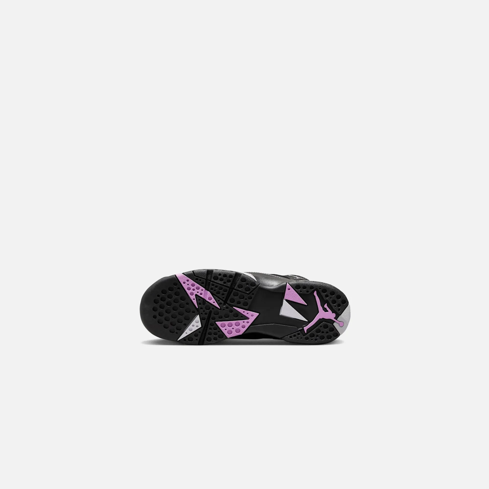 Fashion Jordan Nike Grade School Air7 Retro Black / Purple / Fuschia
