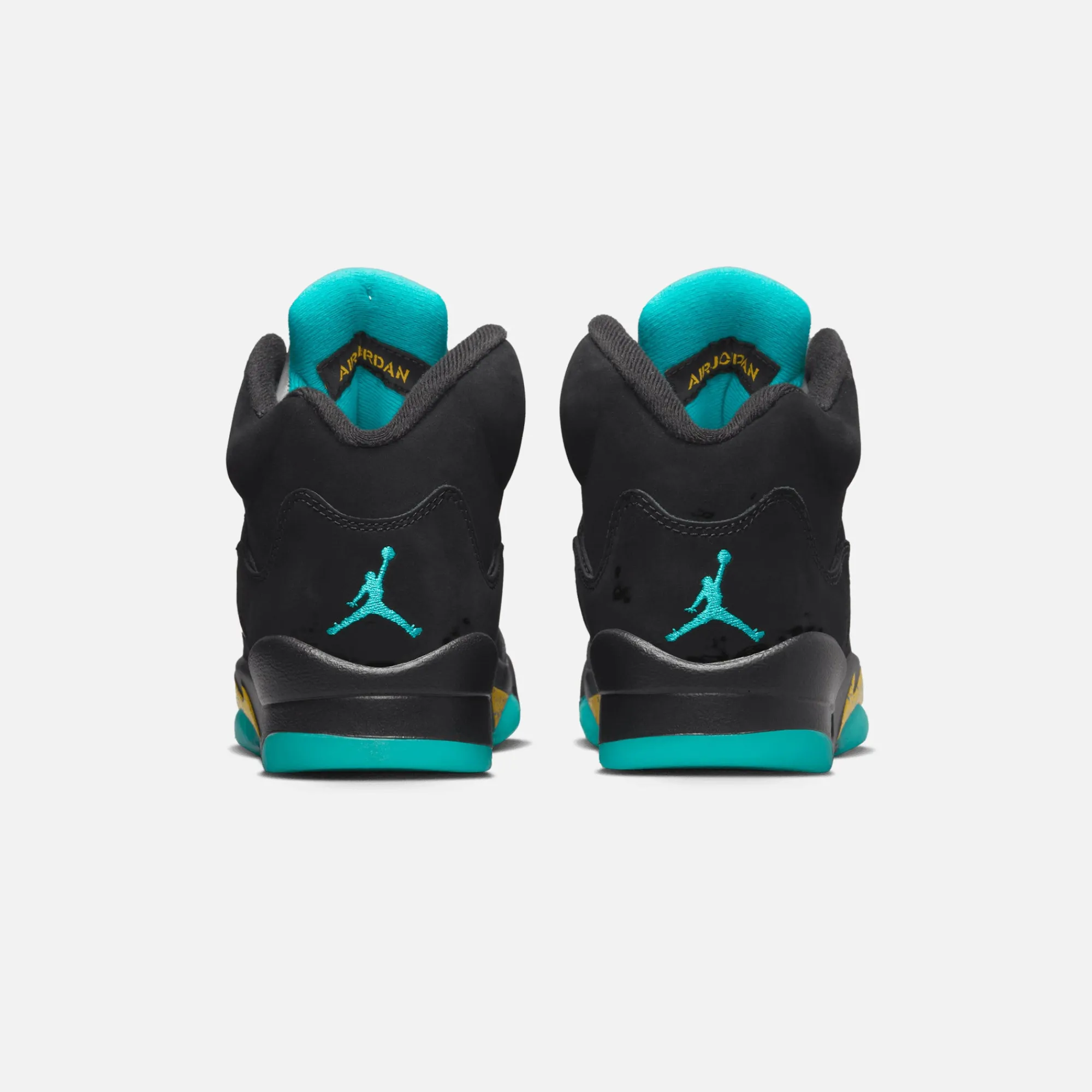 Flash Sale Jordan Nike Grade School Air5 Retro Black / Aquatone / Taxi