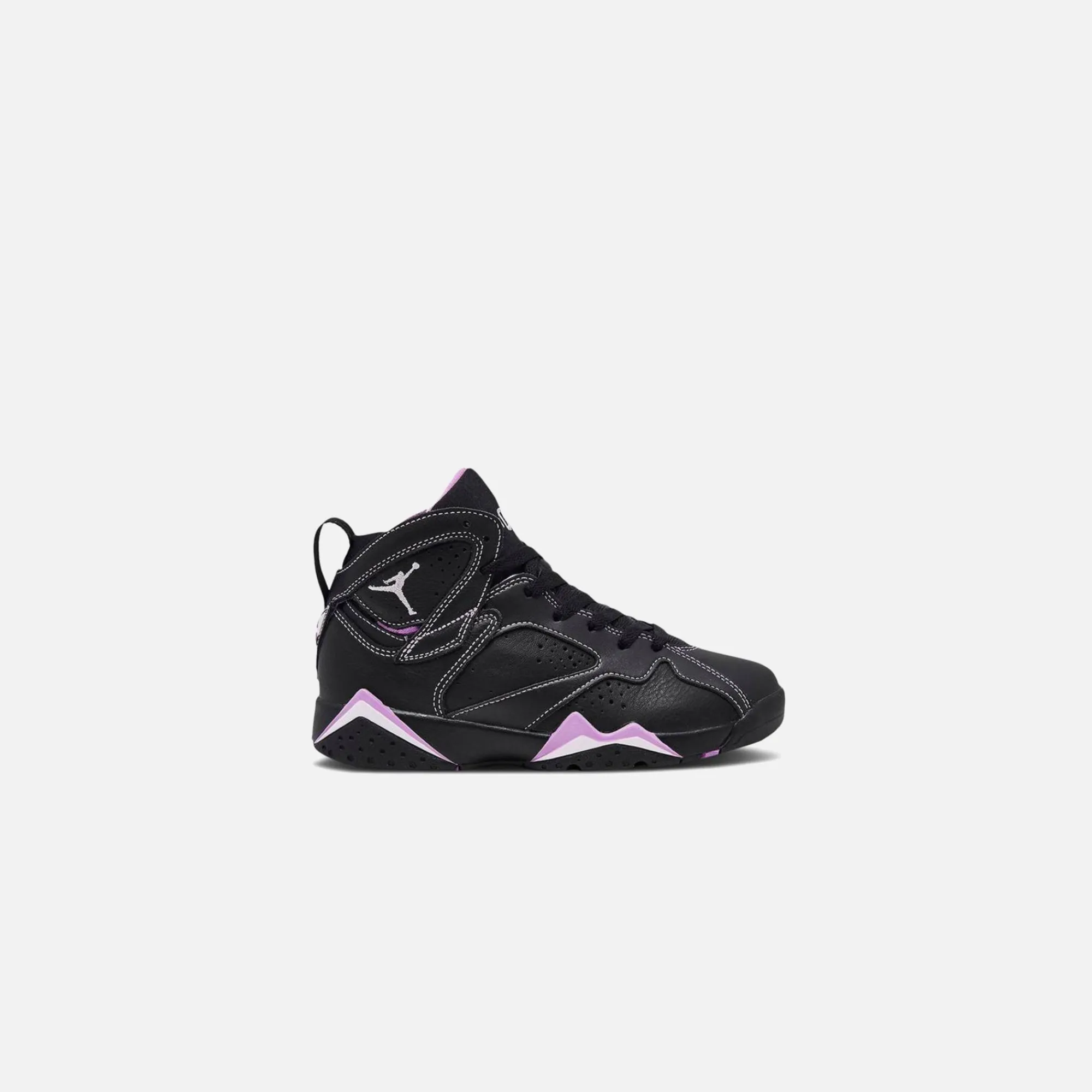 Cheap Jordan Nike Grade School Air7 Retro Black / Purple / Fuschia