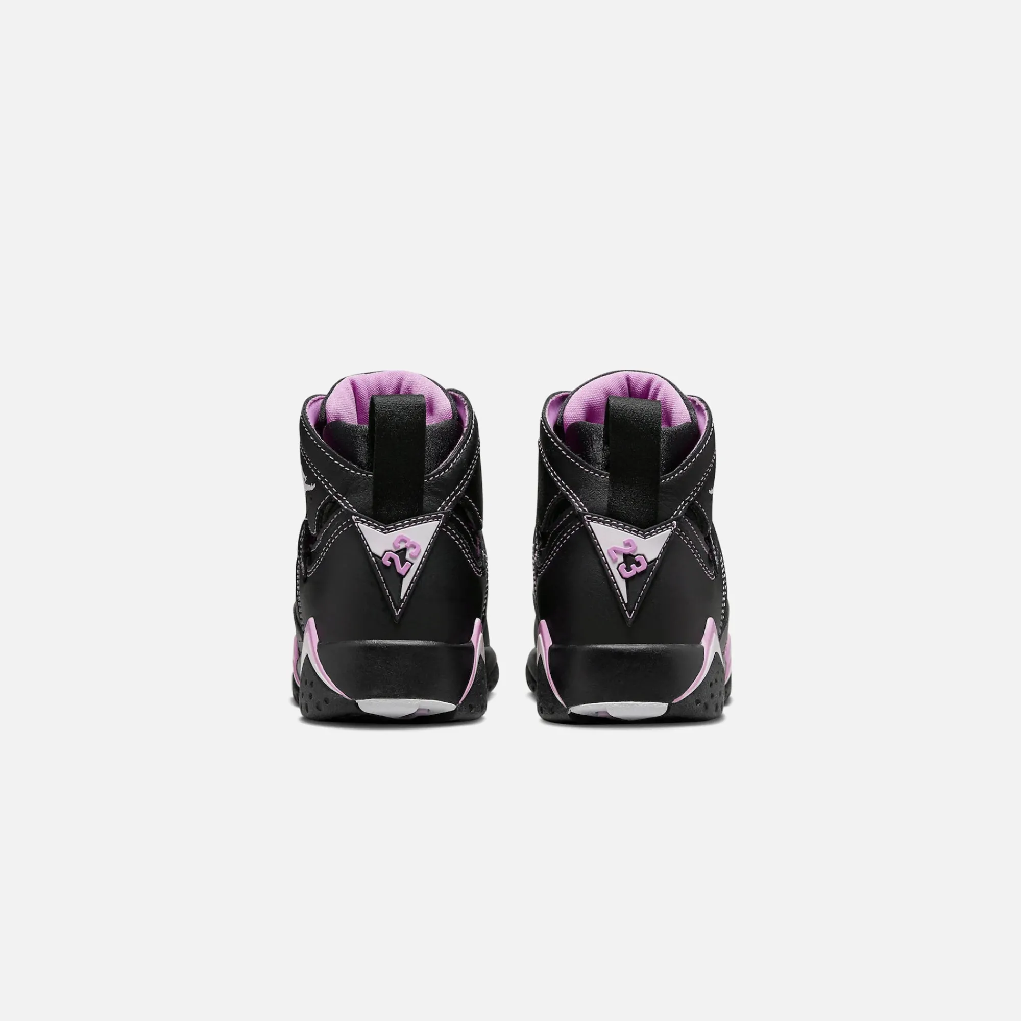 Cheap Jordan Nike Grade School Air7 Retro Black / Purple / Fuschia