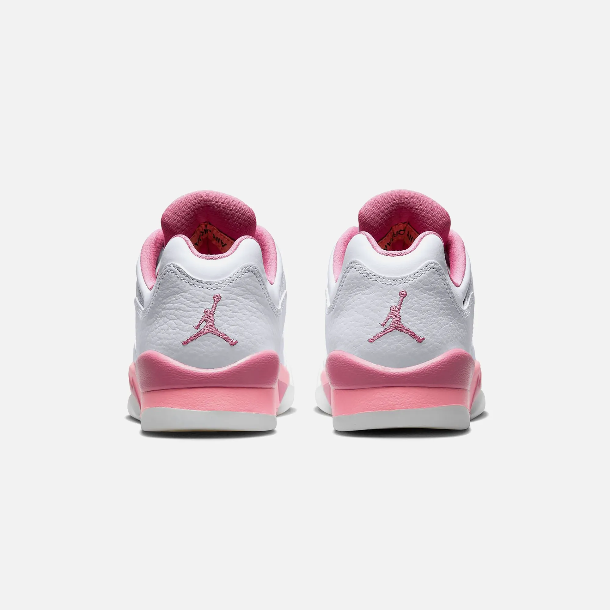 Best Sale Jordan Nike Grade School Air5 Retro Low White / Coral Chalk / Desert Berry / Black