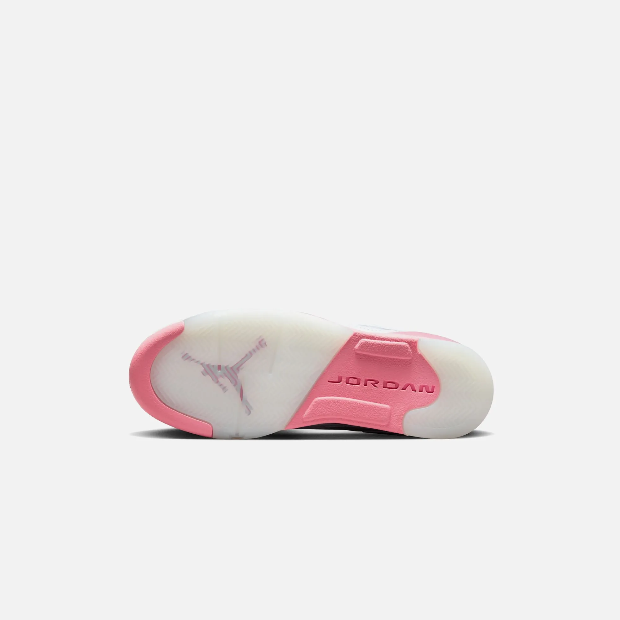 Best Sale Jordan Nike Grade School Air5 Retro Low White / Coral Chalk / Desert Berry / Black