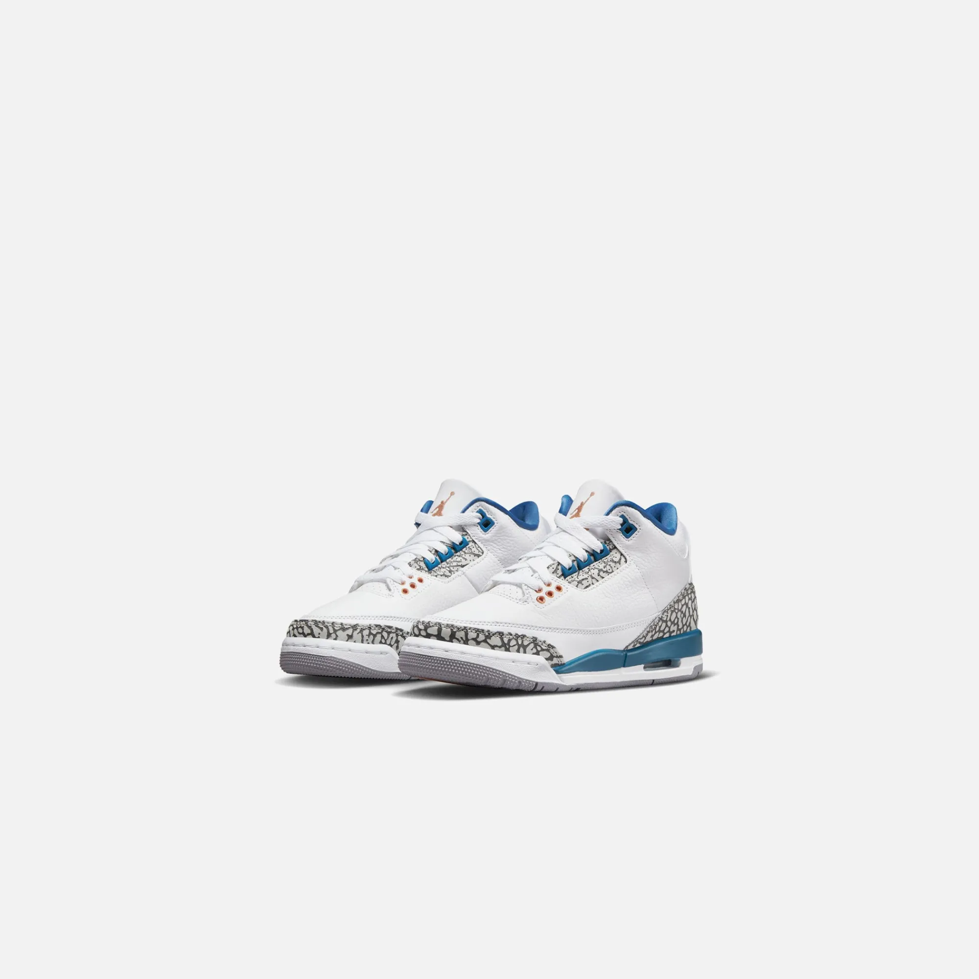 Best Sale Jordan Nike Grade School Air3 Retro White / Metallic Copper / True Blue