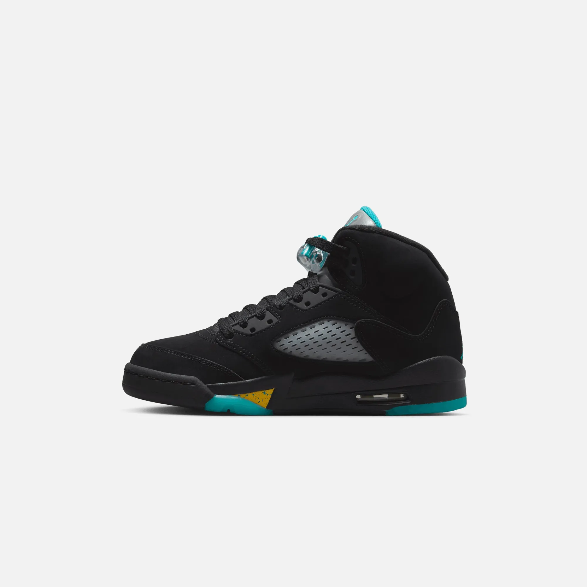 Cheap Jordan Nike Grade School Air5 Retro Black / Aquatone / Taxi
