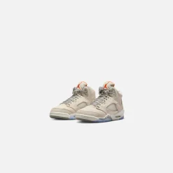 Hot Jordan Nike Gs Air5 Se Light Orewood Brown / Safety Orange