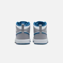 Best Sale Jordan Nike Pre-School Air1 Mid Cement Grey / White / True Blue