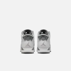 Discount Jordan Nike Pre-School Air6 Retro White / Medium Grey / Cool Grey