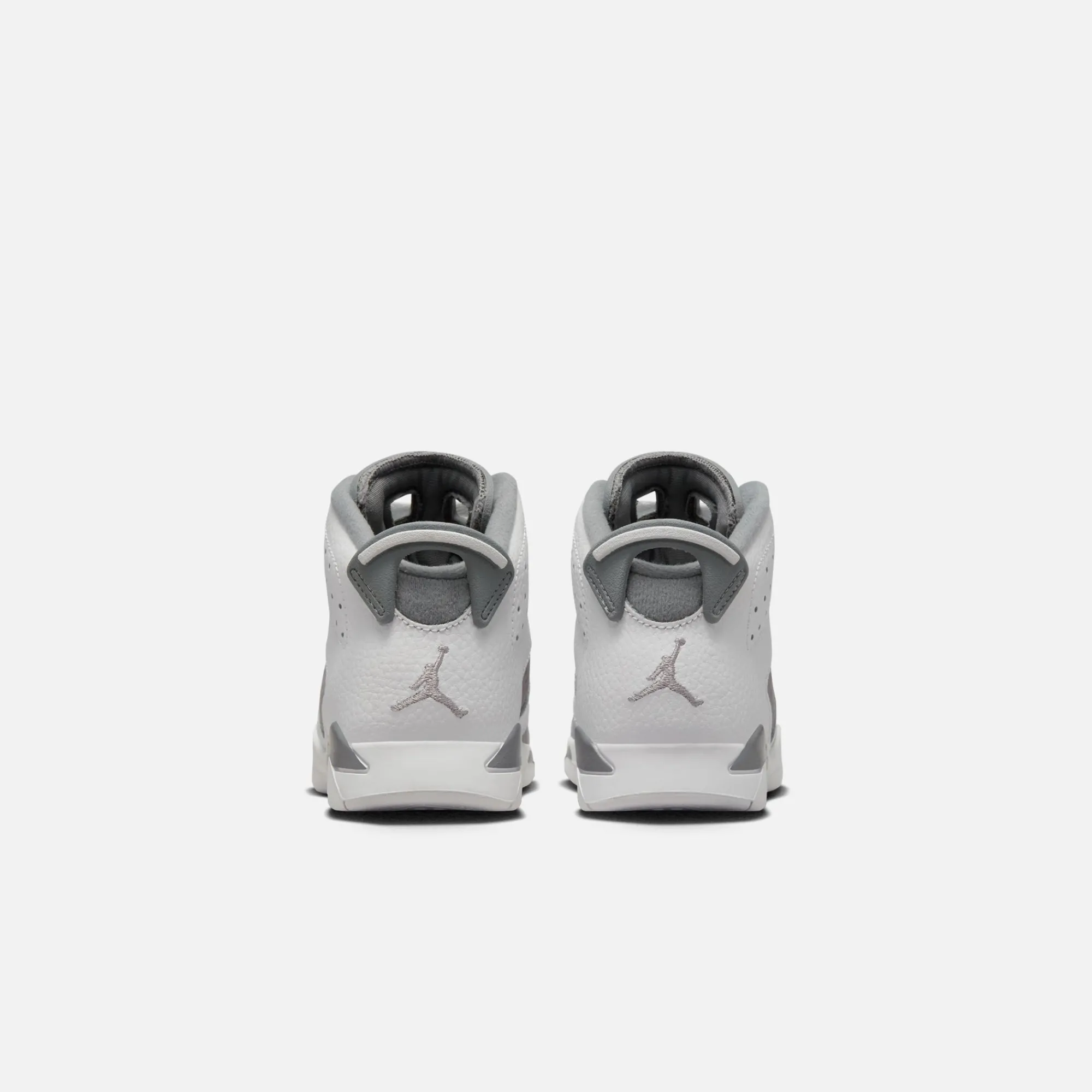 Discount Jordan Nike Pre-School Air6 Retro White / Medium Grey / Cool Grey