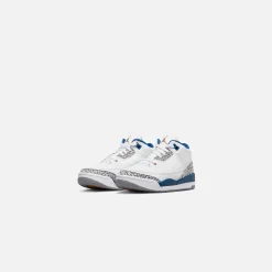 Best Sale Jordan Nike Pre-School Air3 Retro White / Metallic Copper / True Blue
