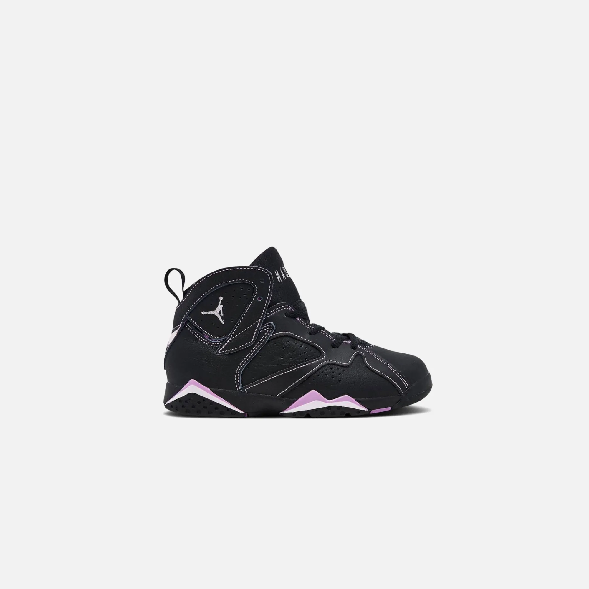 Flash Sale Jordan Nike Pre-School Air7 Retro Black / Purple / Fuschia