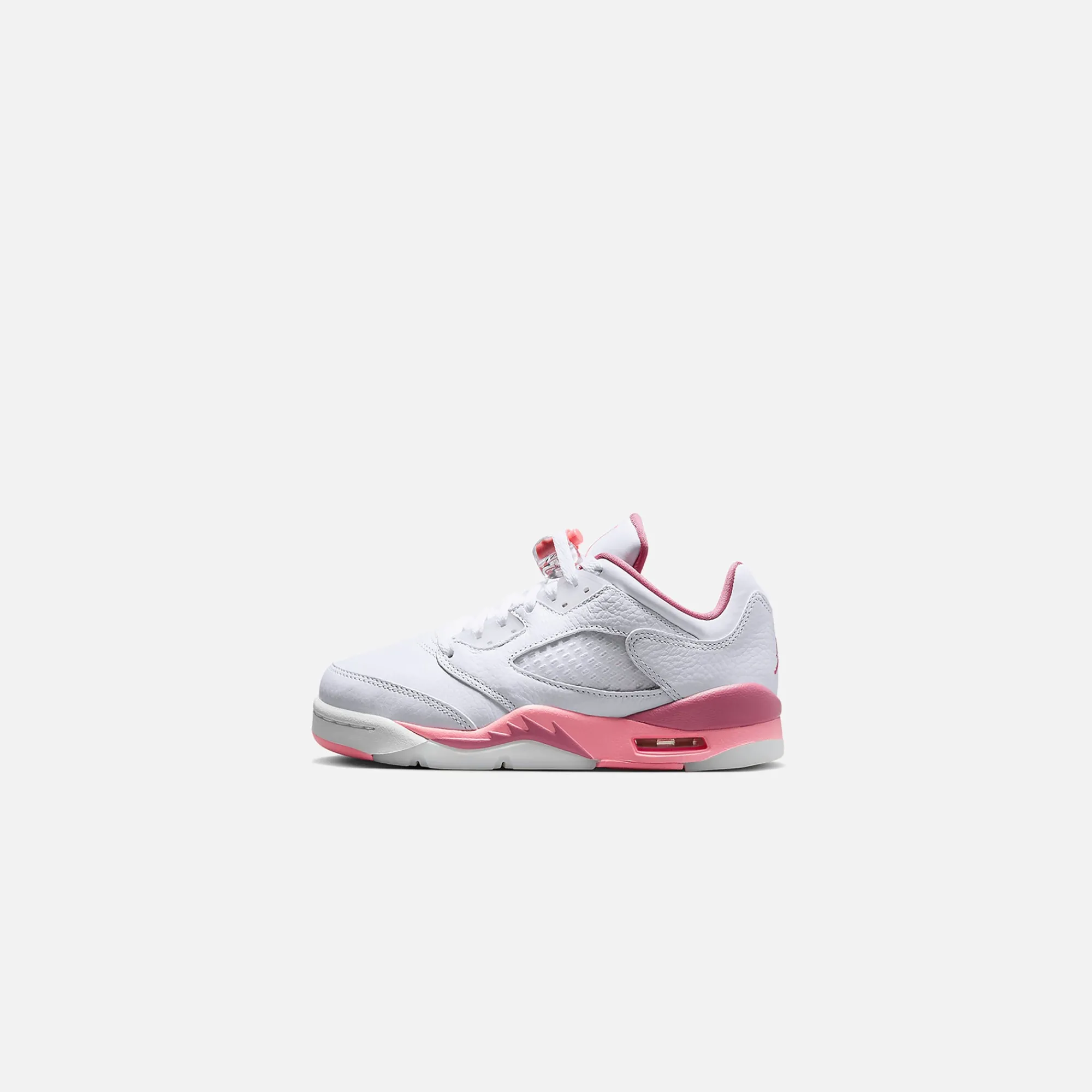 Clearance Jordan Nike Pre-School Air5 Retro Low White / Coral Chalk / Desert Berry / Black