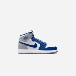 Hot Jordan Nike Pre-School1 Retro High Og True Blue / White / Cement Grey