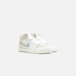 Hot Jordan Nike Ps Air1 Mid Se Craft White / Light Orewood Brown / Tech Grey / Sail