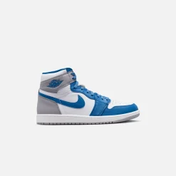 Best Jordan Nike1 Retro High Og True Blue / White / Cement Grey