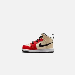 Hot Jordan Nike Toddler Air1 Mid Ss Muslin / Chile Red / Black / White