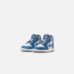 New Jordan Nike Toddler1 Retro High Og True Blue / White / Cement Grey