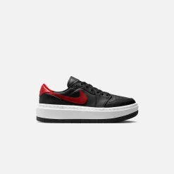 Best Jordan Nike Wmns Air1 Elevate Low Black / Gym Red / White