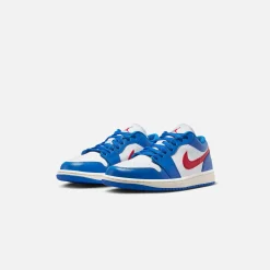 New Jordan Nike Wmns Air1 Low Sport Blue / Gym Red / White / Sail