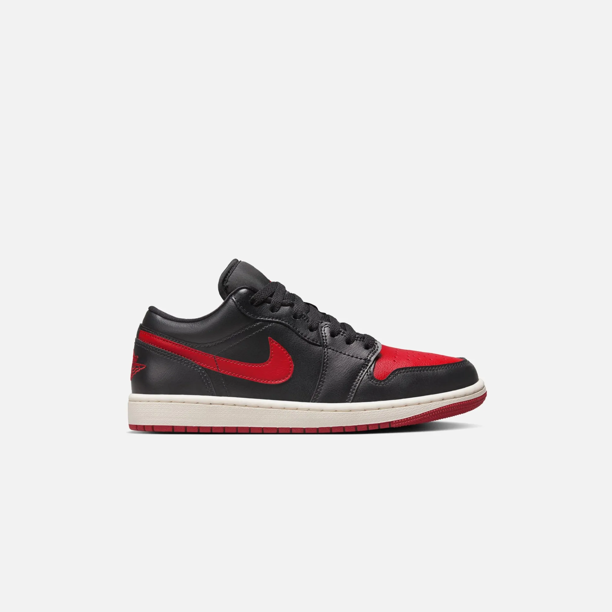 Online Jordan Nike Wmns Air1 Low Black / Gym Red / Sail