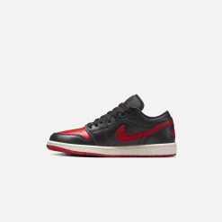 Online Jordan Nike Wmns Air1 Low Black / Gym Red / Sail