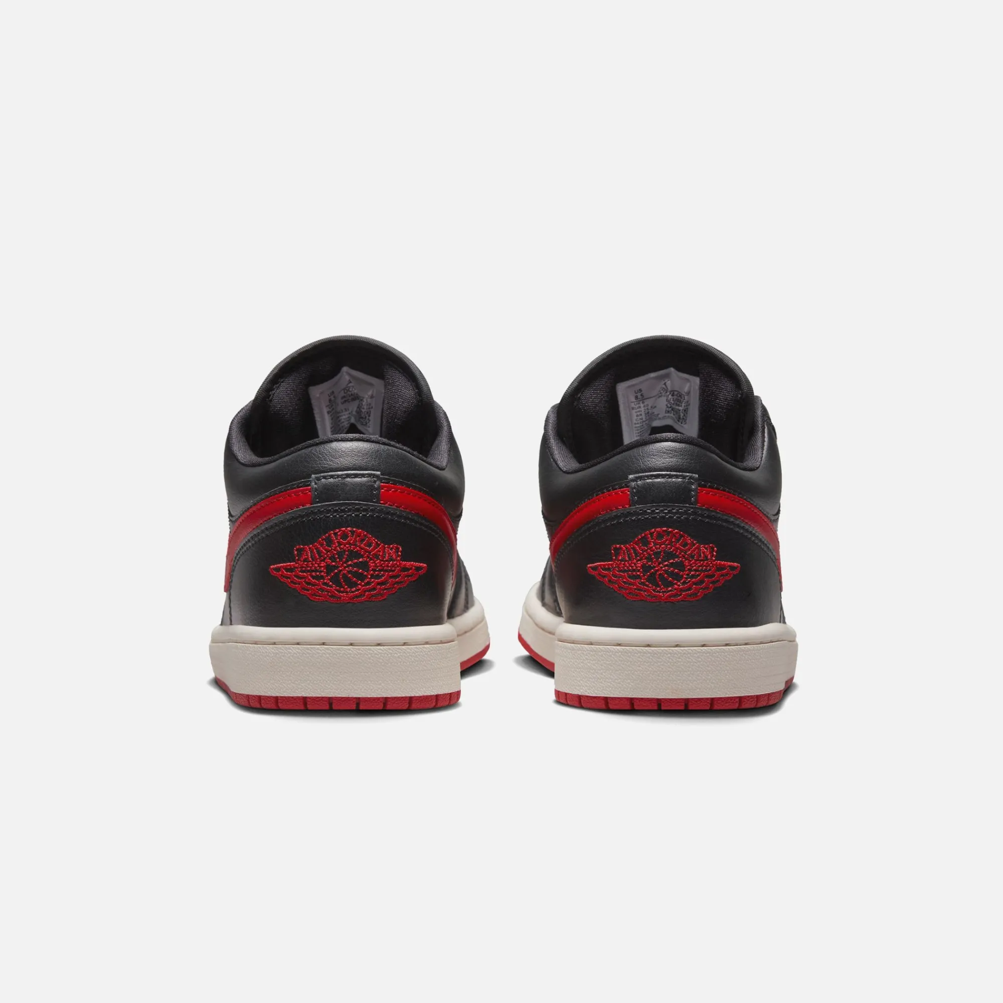 Online Jordan Nike Wmns Air1 Low Black / Gym Red / Sail