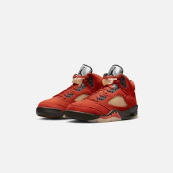 Shop Jordan Nike Wmns Air5 Retro Martian Sunrise / Black / Fire Red