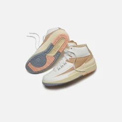 Shop Jordan Nike Wmns Air2 Retro Sail / Desert / Sunset Haze / Muslin