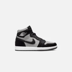Sale Jordan Nike Wmns Air1 Retro Hi Og Medium Grey / Black / White