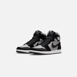 Sale Jordan Nike Wmns Air1 Retro Hi Og Medium Grey / Black / White