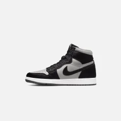 Sale Jordan Nike Wmns Air1 Retro Hi Og Medium Grey / Black / White