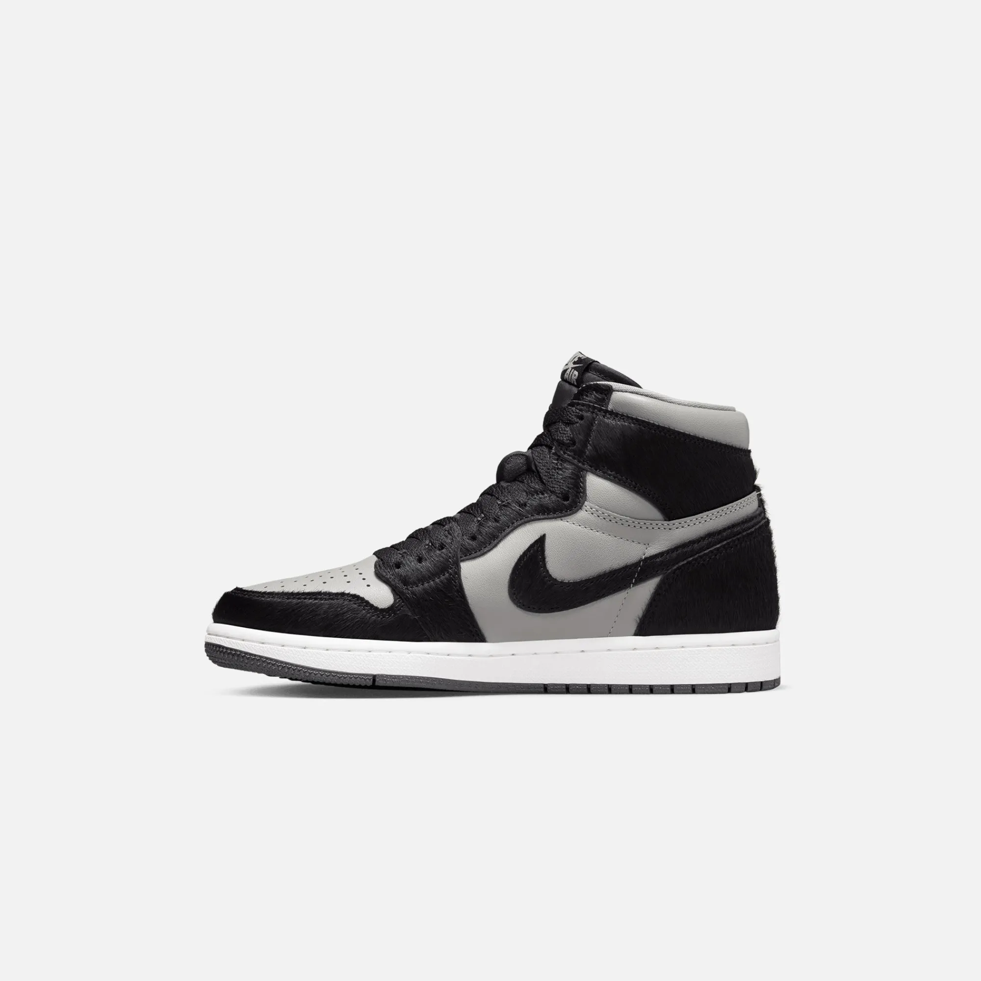 Sale Jordan Nike Wmns Air1 Retro Hi Og Medium Grey / Black / White