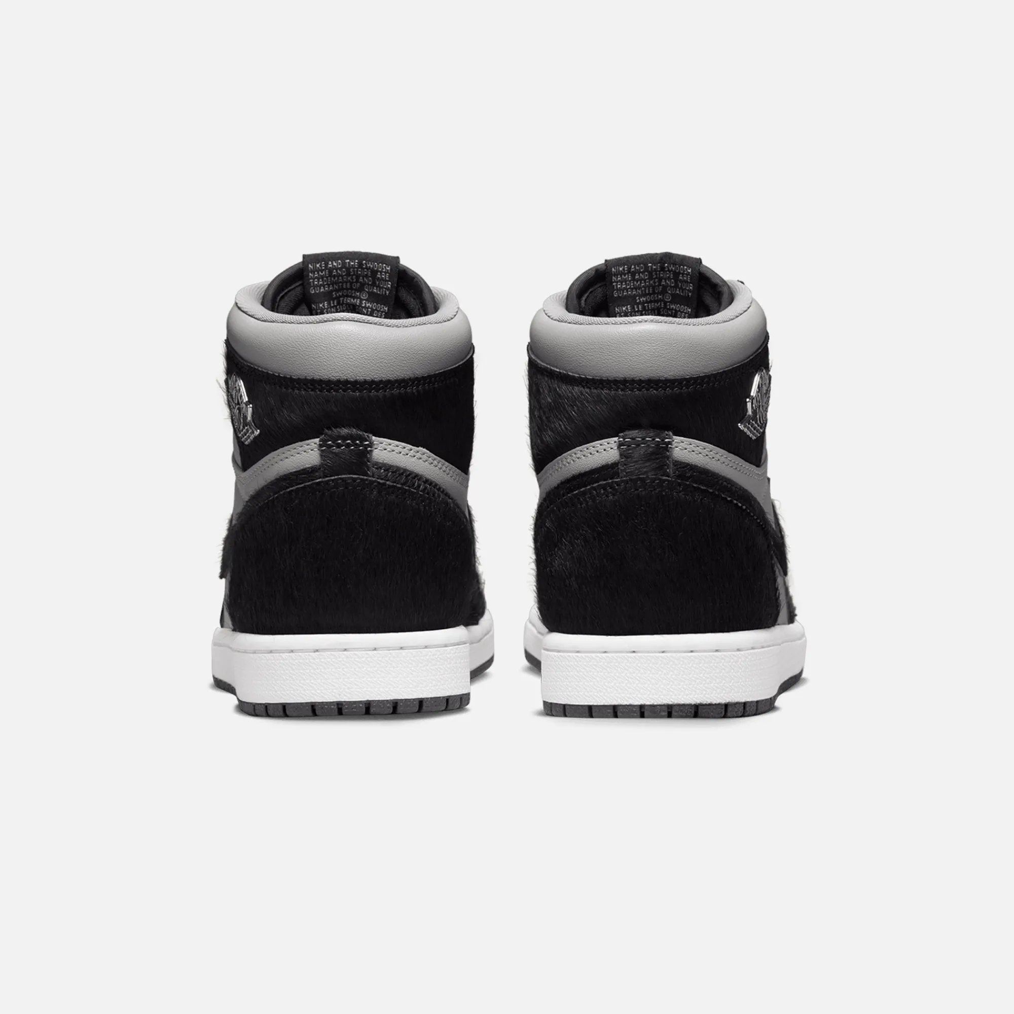 Sale Jordan Nike Wmns Air1 Retro Hi Og Medium Grey / Black / White