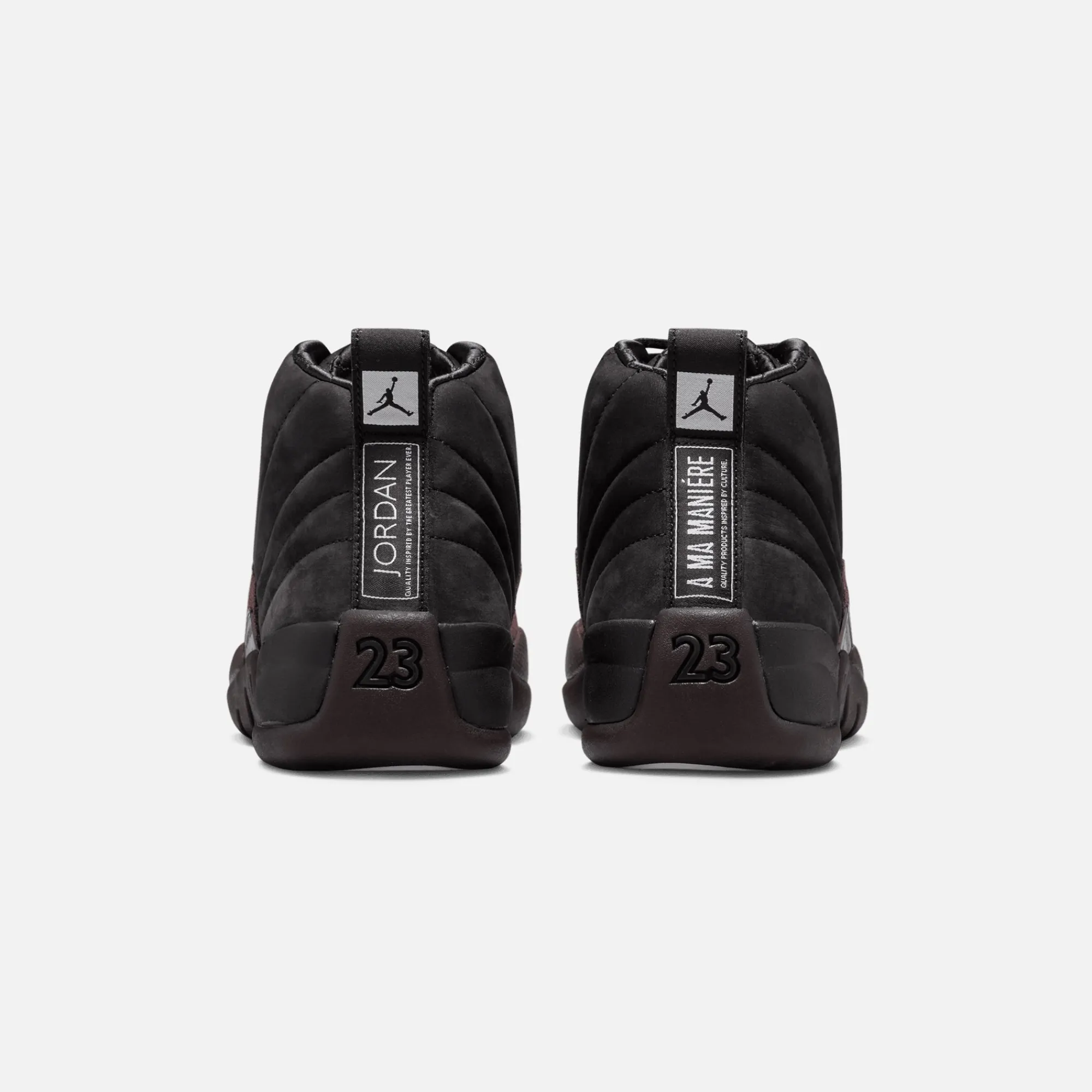 Online Jordan Nike X A Ma Maniere Wmns Air12 Retro Sp Black / Burgundy Crush