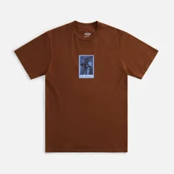 Clearance Awake Ny Miles Davis Printed Tee Brown
