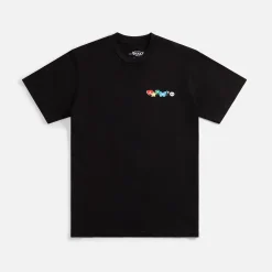 Hot Awake Ny Printed Charm Logo Tee Black