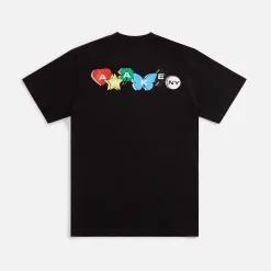 Hot Awake Ny Printed Charm Logo Tee Black