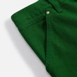 Shop Awake Ny X Carhartt Wip Double Knee Pant Dark Green
