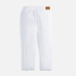 Sale Massimo Alba Oceano Cotton Gabardine Pant Bianco