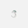 Hot Faris Oh Ear Cuff Sterling Silver / Topaz