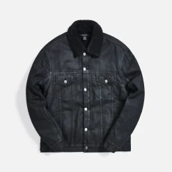 Shop Ksubi Oh G Tainted Borg Jacket Black