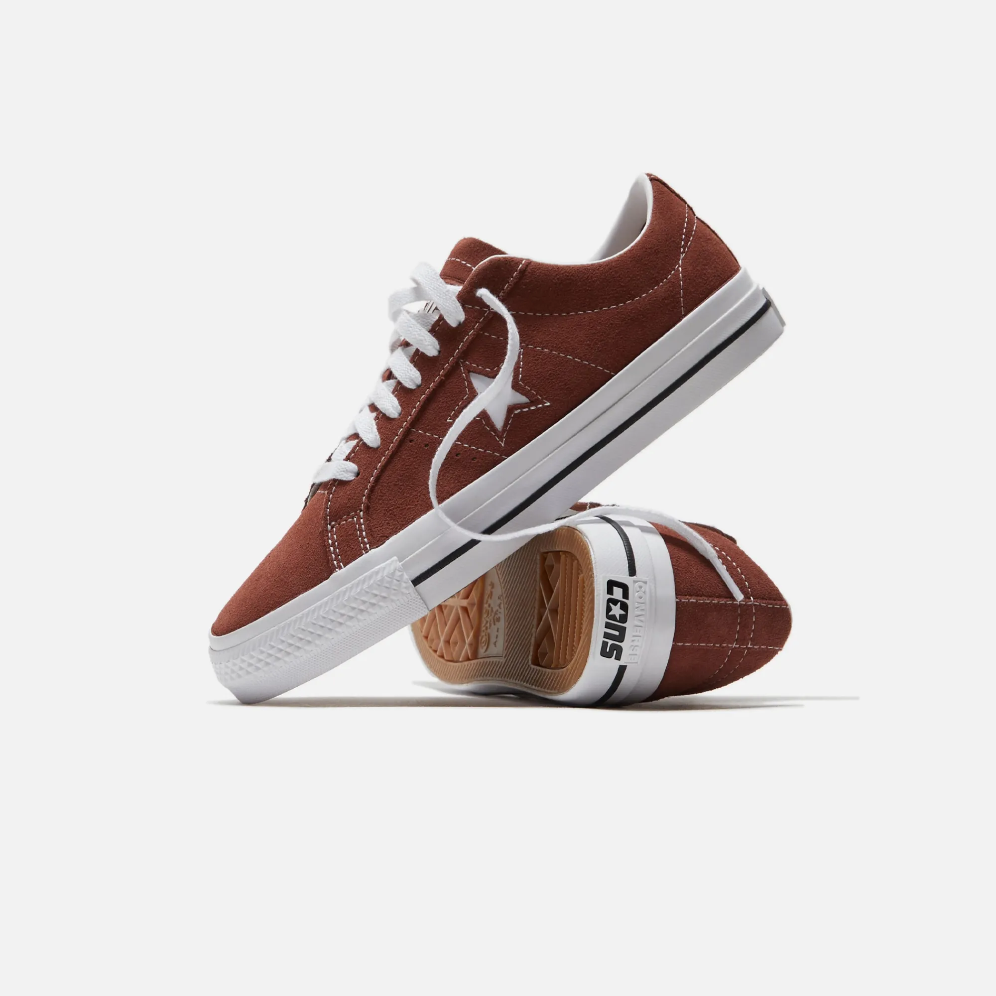 Clearance Converse One Star Pro Red Oak / White / Black