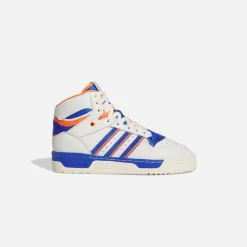 Shop adidas Originals Attitude White Tint / Royal Blue / Orange