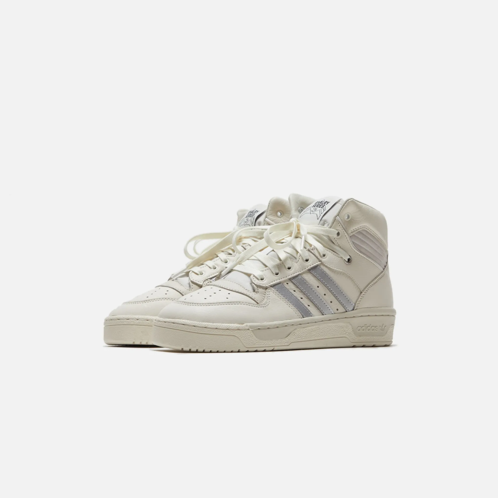 Fashion adidas Originals Rivalry High Consortium Chalk White / Silver Metallic / Grey One