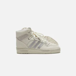 Fashion adidas Originals Rivalry High Consortium Chalk White / Silver Metallic / Grey One