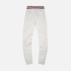 Cheap Moncler Pantalone W/ Striped Waistband White