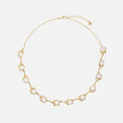Hot Alan Crocetti Pearl Spark Choker Gold Vermeil